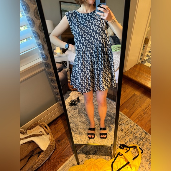 Maeve Anthro chambray Mini Dress - Picture 2 of 4